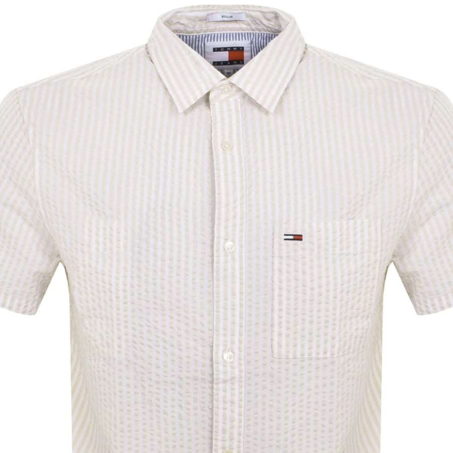 Tommy Jeans Seersucker Stripe Shirt White